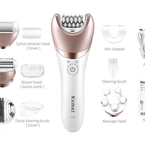 Kemei Épilateur 5 En 1 Pour Femme