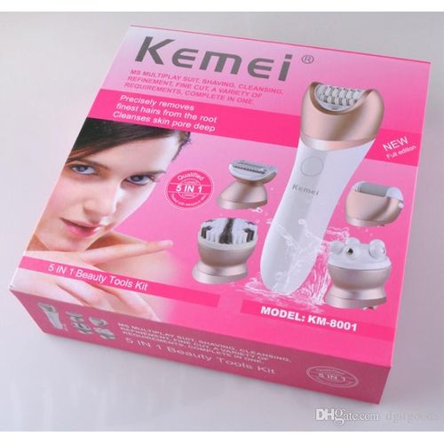 Kemei Épilateur 5 En 1 Pour Femme