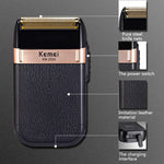 Kemei Rasoir Electrique Rechargeable