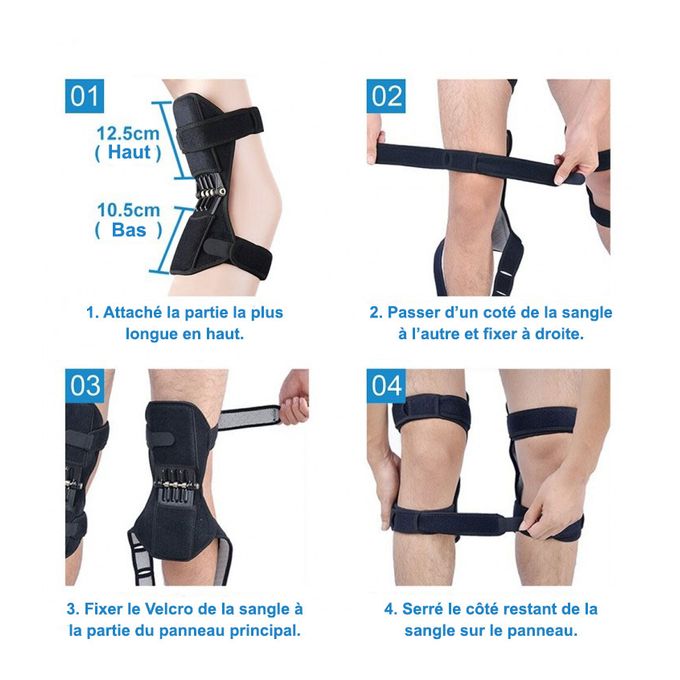 Paire de genouillères de soutien articulaire