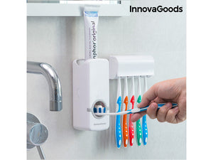 Distributeur Dentifrice Automatique + Porte Brosses A Dents