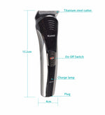 tendeuse Kemei 7-en-1 rechargeable pour hommes
