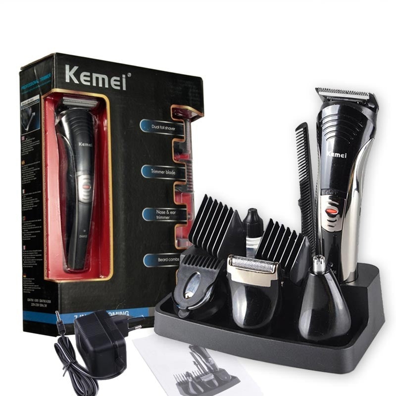tendeuse Kemei 7-en-1 rechargeable pour hommes